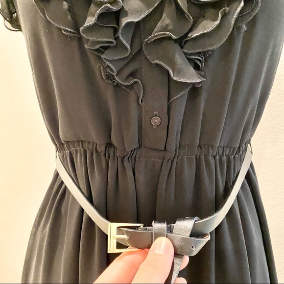 Vintage Zara Basic Collection V-Neck Ruffle Sleeves Dress - Picture 16 of 16